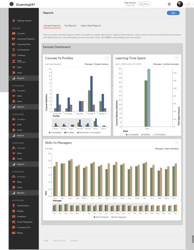 reportsmainscreenwithstats