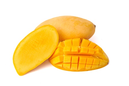 11690494 - yellow mango isolated on white background