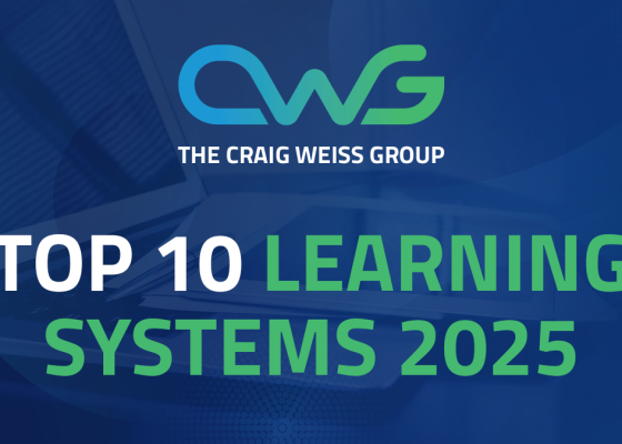 Icon identifies the rankings for the top 10 LMS and Learning Systems in the world
